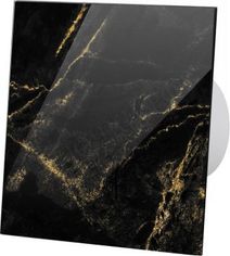 Панель для вентиляторов airRoxy dRim, глянцевое стекло, чёрно-золотой мрамор, 01-186 Панель для вентиляторов airRoxy dRim, глянцевое стекло, чёрно-золотой мрамор, 01-186