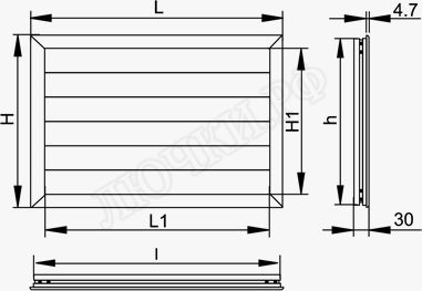 Решетка пластиковая ГР 600*600 Решетка пластиковая ГР 600*600