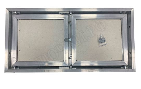 Люк-дверь под плитку Техно 2 створки 1500*1950 Люк-дверь под плитку Техно 2 створки 1500*1950