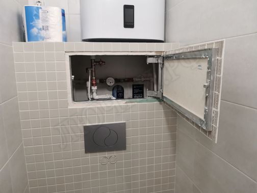 Люк под плитку Нажимной Секрет-Лайт 400*500 Люк под плитку Нажимной Секрет-Лайт 400*500