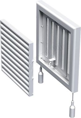 Решетка пластиковая Серия МВ 100 с дуб светлый Решетка пластиковая Серия МВ 100 с дуб светлый