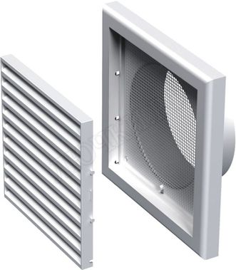 Решетка пластиковая Серия МВ 100 с дуб светлый Решетка пластиковая Серия МВ 100 с дуб светлый