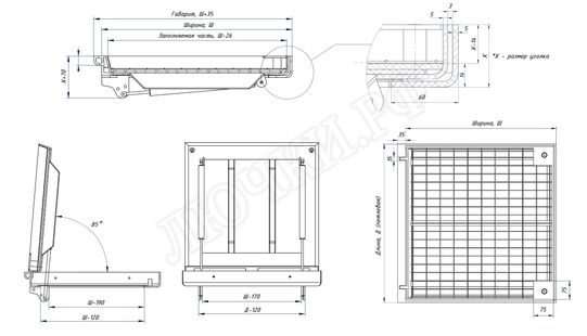 Люк под брусчатку Брус Ли Стальной Люк под брусчатку Брус Ли Стальной