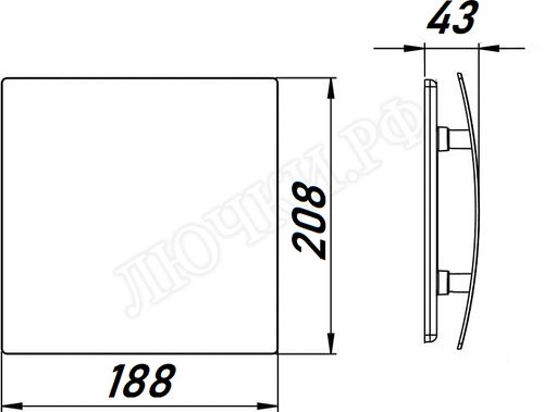 Вытяжной вентилятор Awenta System+, Turbo, 125, KWT125W, PEE125, Бежевый, пластик Вытяжной вентилятор Awenta System+, Turbo, 125, KWT125W, PEE125, Бежевый, пластик